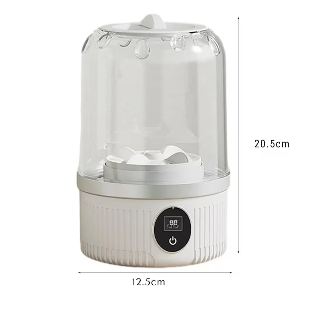 Lavadora Recargable Portátil - Ideal para ropa interior, ropa de bebé y pequeños lavados diarios sin acumular prendas