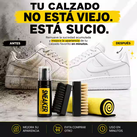 Kit Restaurador de Calzado – Remueve la suciedad acumulada y mejora la apariencia de tu calzado favorito en minutos