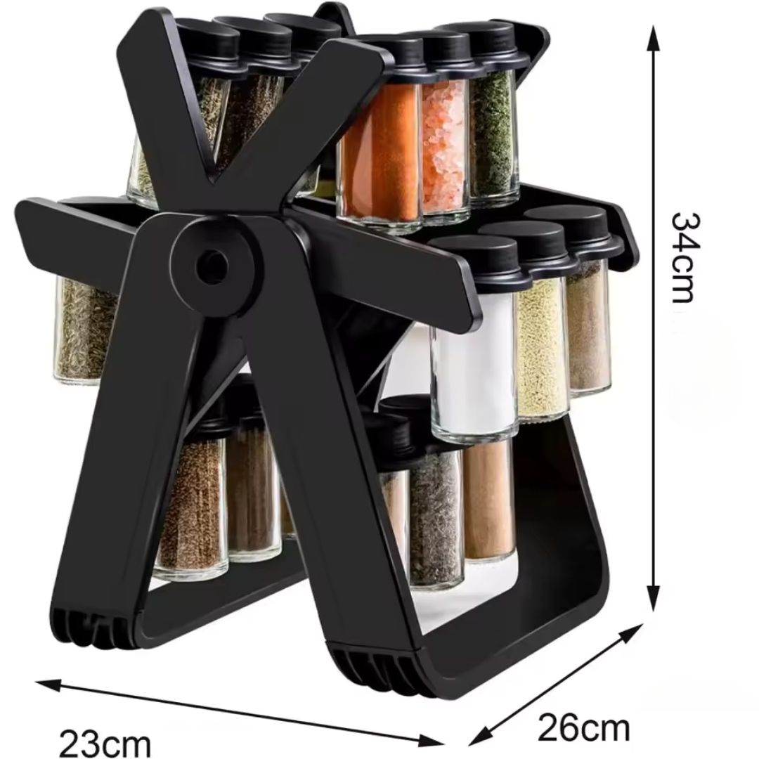 Organizador de especias giratorio - Mantén tu cocina ordena, con estilo y funcional