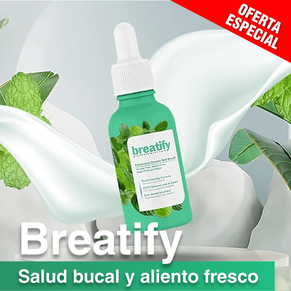 Breatify™ - Suero Bucal Avanzado para un aliento fresco que acompaña todo el día