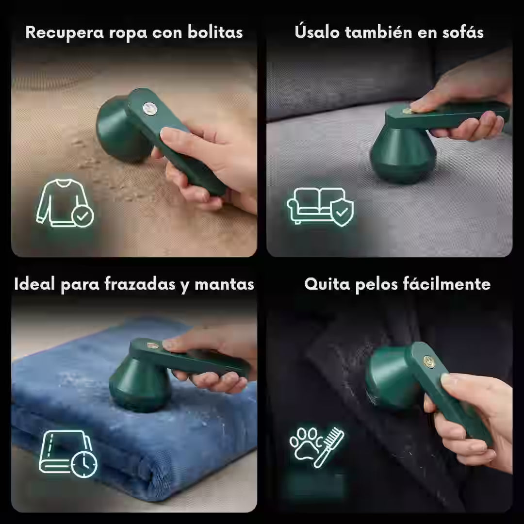 Quita Pelusas Recargable USB – Recupera el aspecto de tu ropa favorita en segundos sin dañarla