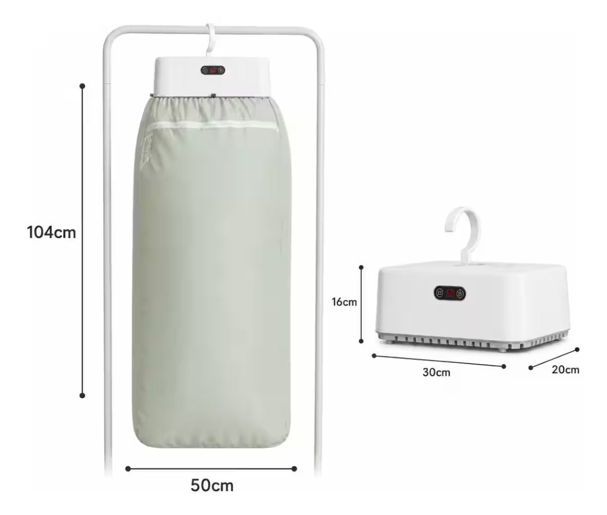 Secador de Ropa Portátil - Ten tu ropa seca y lista para usar incluso en días fríos, lluviosos o sin sol.
