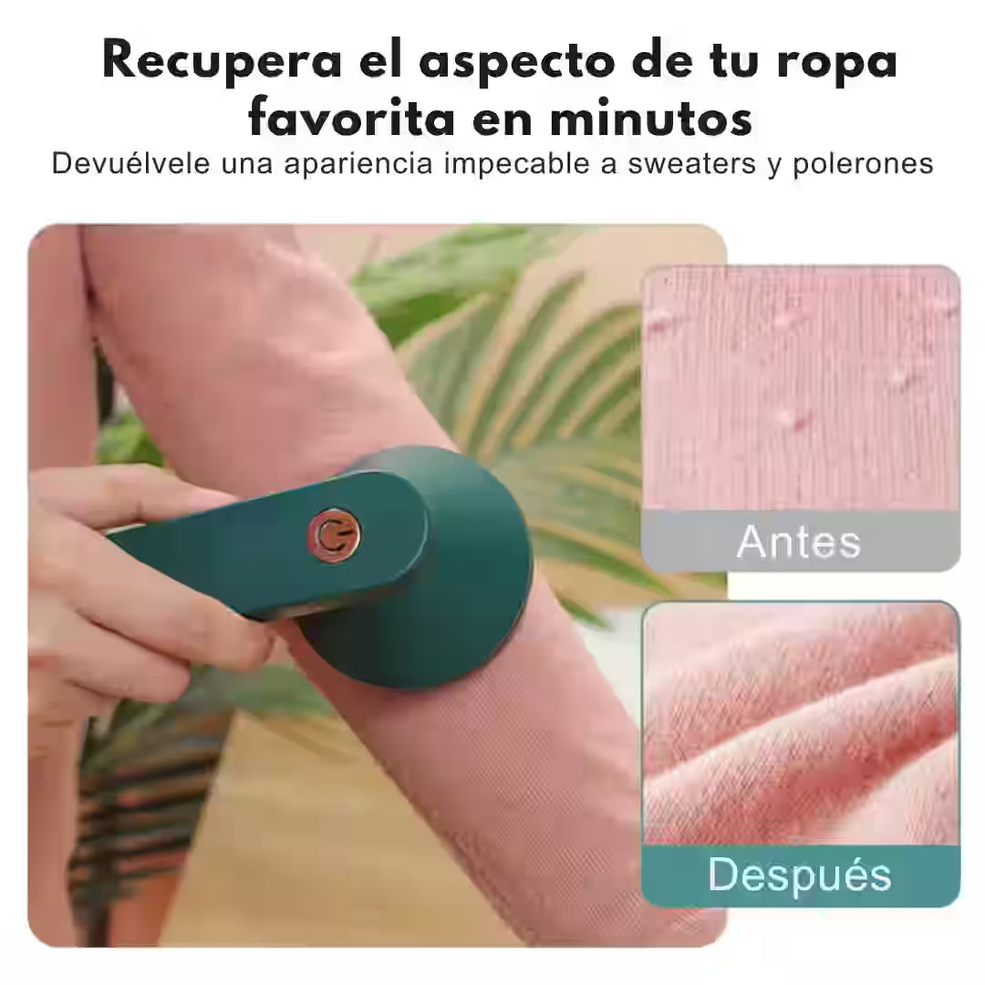 Quita Pelusas Recargable USB – Recupera el aspecto de tu ropa favorita en segundos sin dañarla