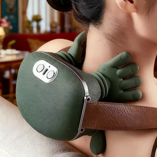 Masajeador corporal tipo manos – Relaja nudos musculares y zonas tensas después de un día largo de trabajo o mala postura.