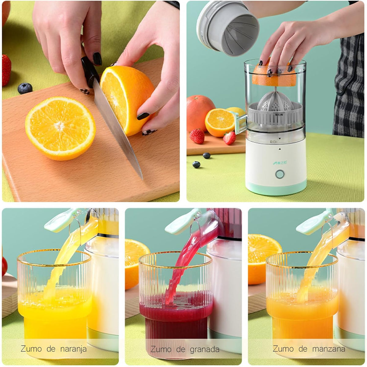 JuiceGo™ – Olvídate de los exprimidores manuales