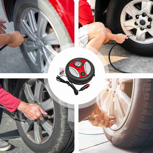 AirFix™ Compresor Portátil – Infla neumáticos, colchones y más en minutos. Ideal para emergencias y escapadas