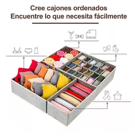 ClosetPro™ - Kit Organizador de Ropa Interior y Accesorios