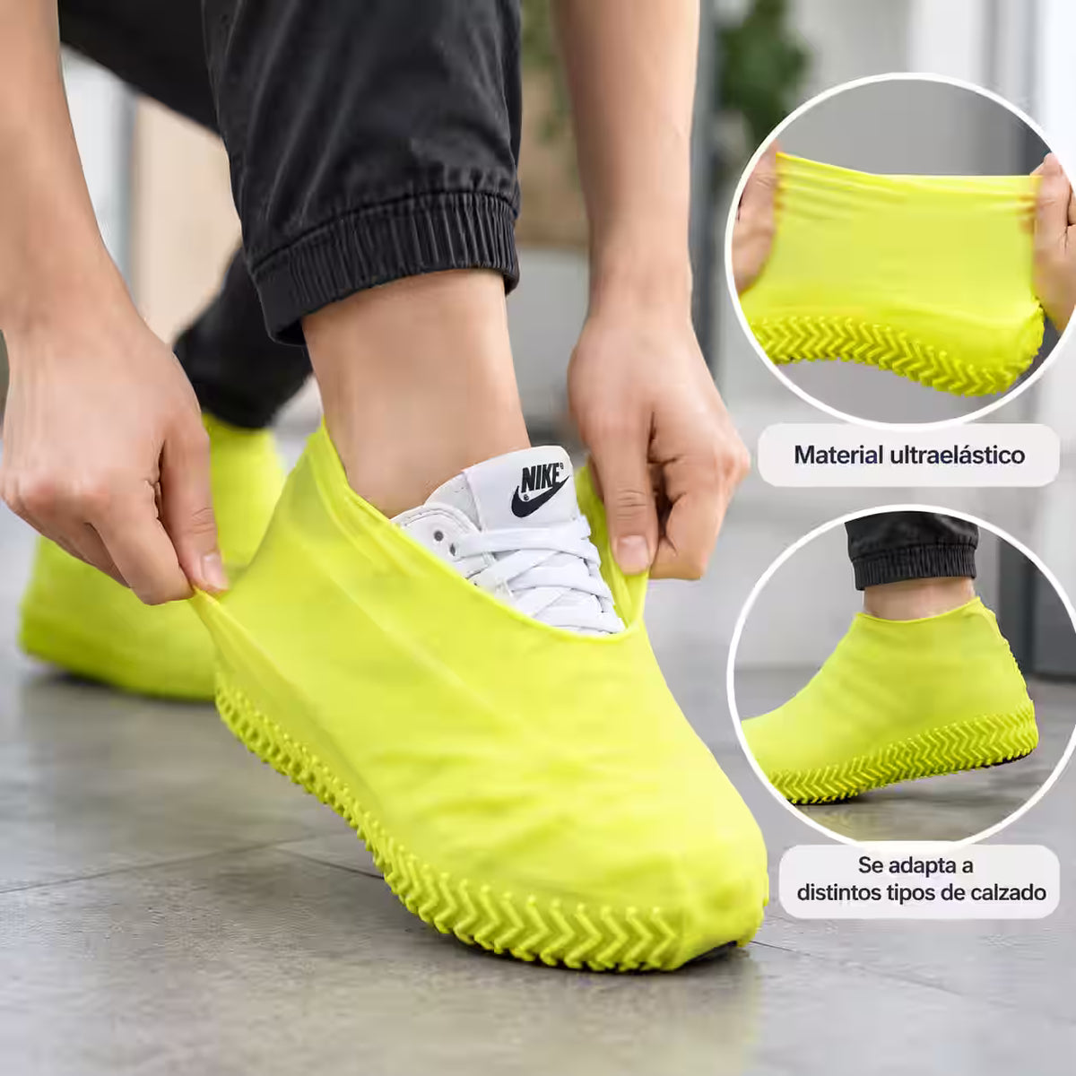 2x1 Cubre Zapatos Impermeables Reutilizables - Protegen del agua, barro y suciedad