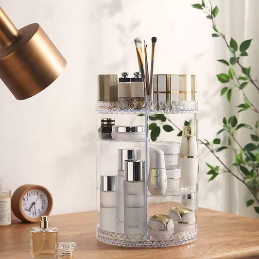 GiroGlam™ – Organizador Giratorio - Mantén tus productos favoritos justo donde los necesitas: visibles, a la mano y organizados