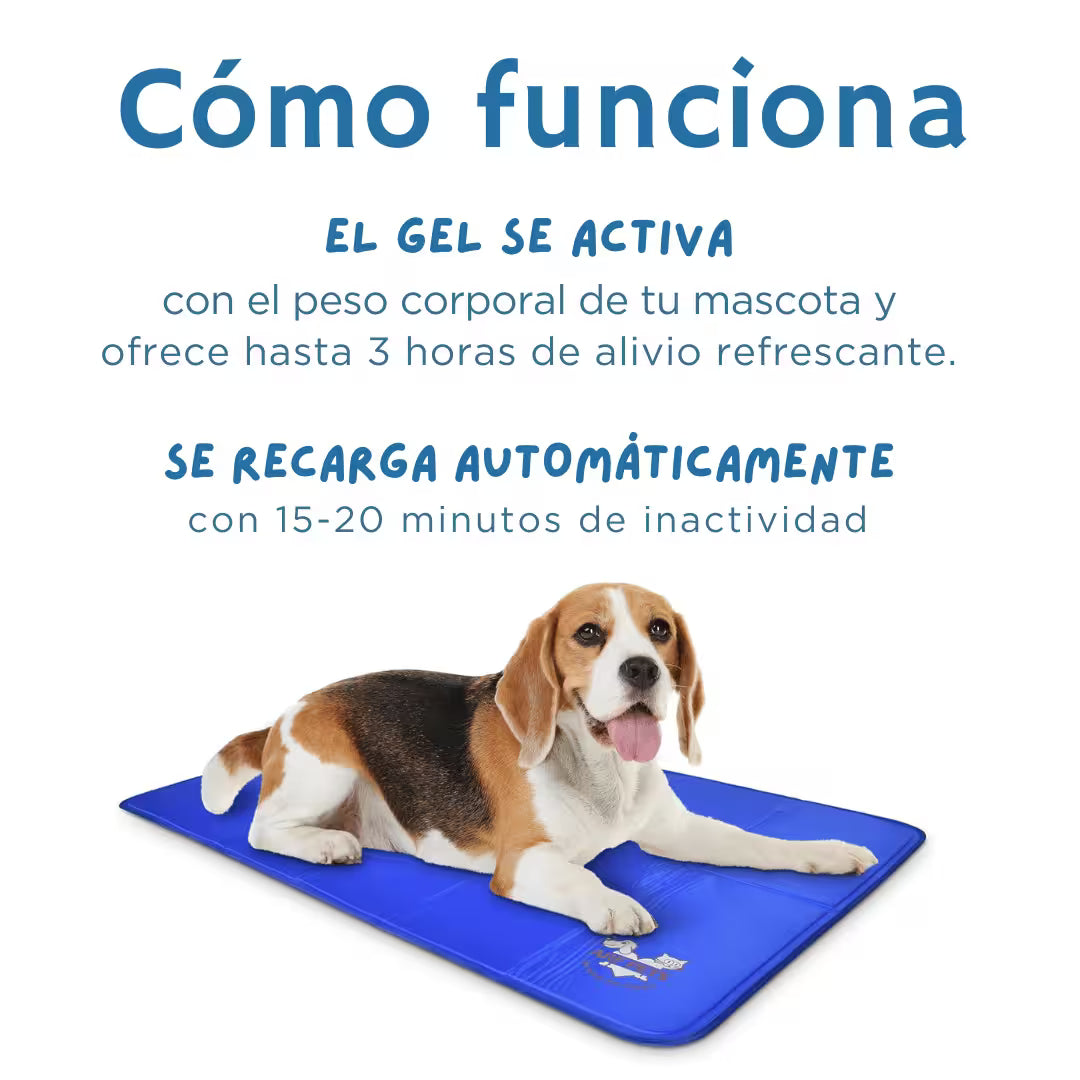 Alfombra auto-refrigerante para perros y gatos -  Cuida a tus mascotas del calor intenso del verano