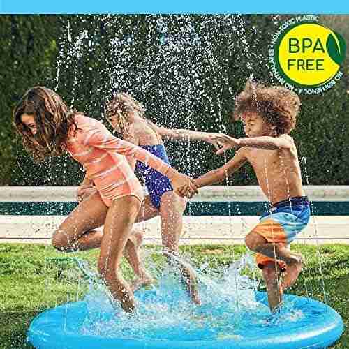 Alfombra de Agua Interactiva - Diversión y frescura para niños y perros todo el verano