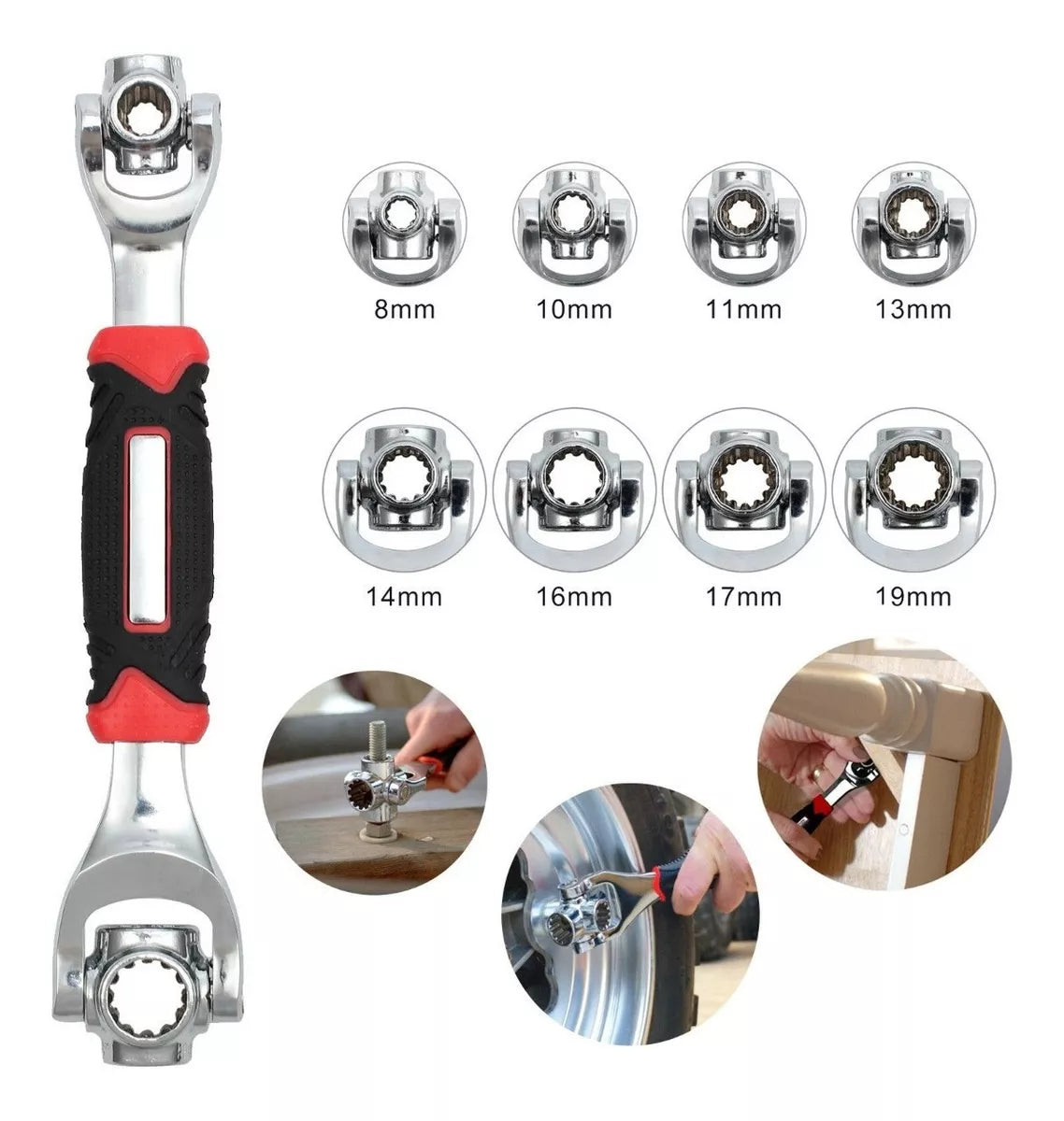 MasterKey Pro 360™ – 48 llaves en 1 🔧 se ajusta a cualquier ángulo para mayor eficiencia con menos herramientas
