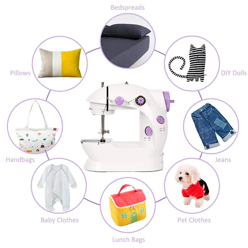 CreaFácil™ – Mini Máquina de Costura Creativa – Empieza a coser desde casa sin experiencia ni máquinas caras