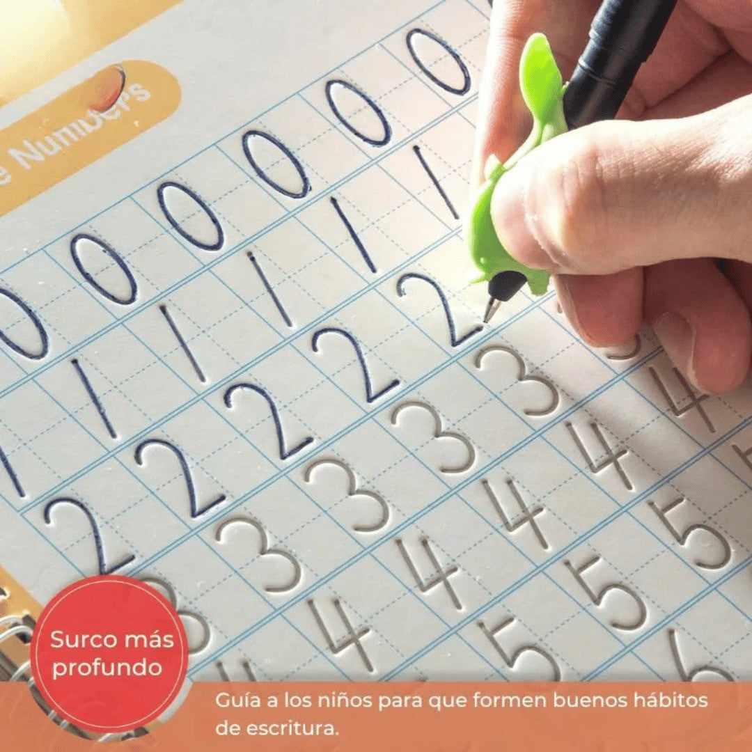 CreaKids™ - 4 Cuaderno Educativo para Niños - Estimula la creatividad y concentración de tu hijo desde el primer día
