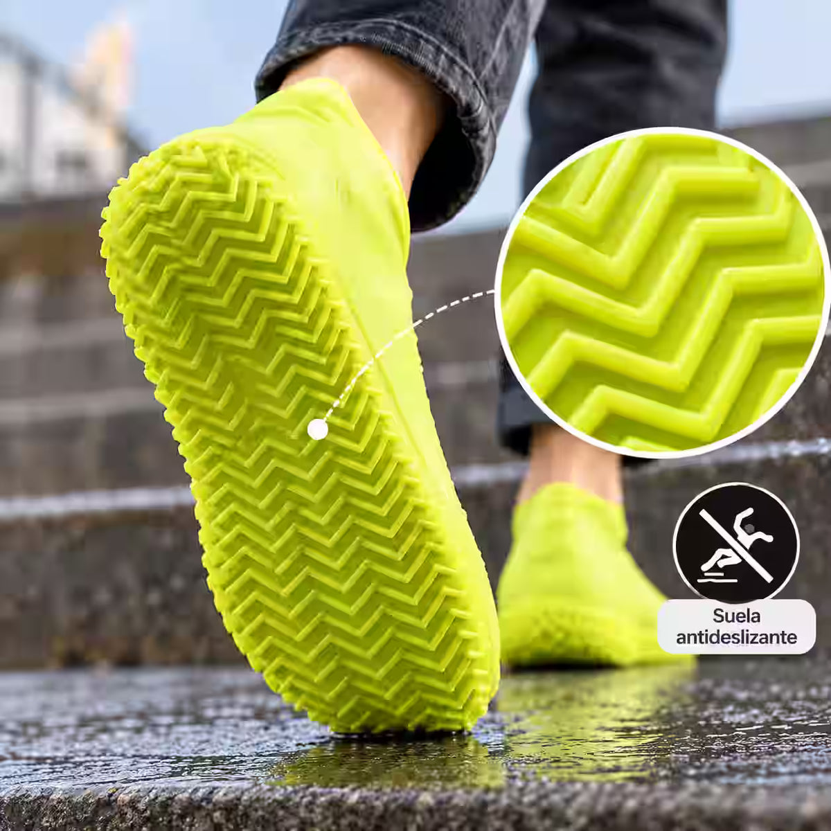 2x1 Cubre Zapatos Impermeables Reutilizables - Protegen del agua, barro y suciedad