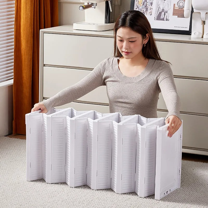 SpaceFit Zapatera Plegable – Organizador Apilable de 6 Niveles