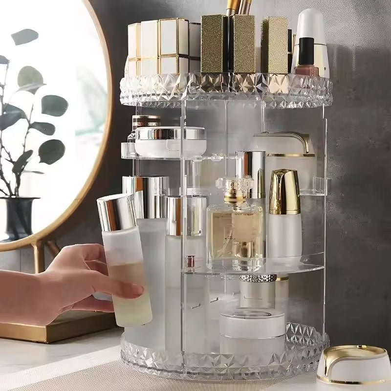 GiroGlam™ – Organizador Giratorio - Mantén tus productos favoritos justo donde los necesitas: visibles, a la mano y organizados