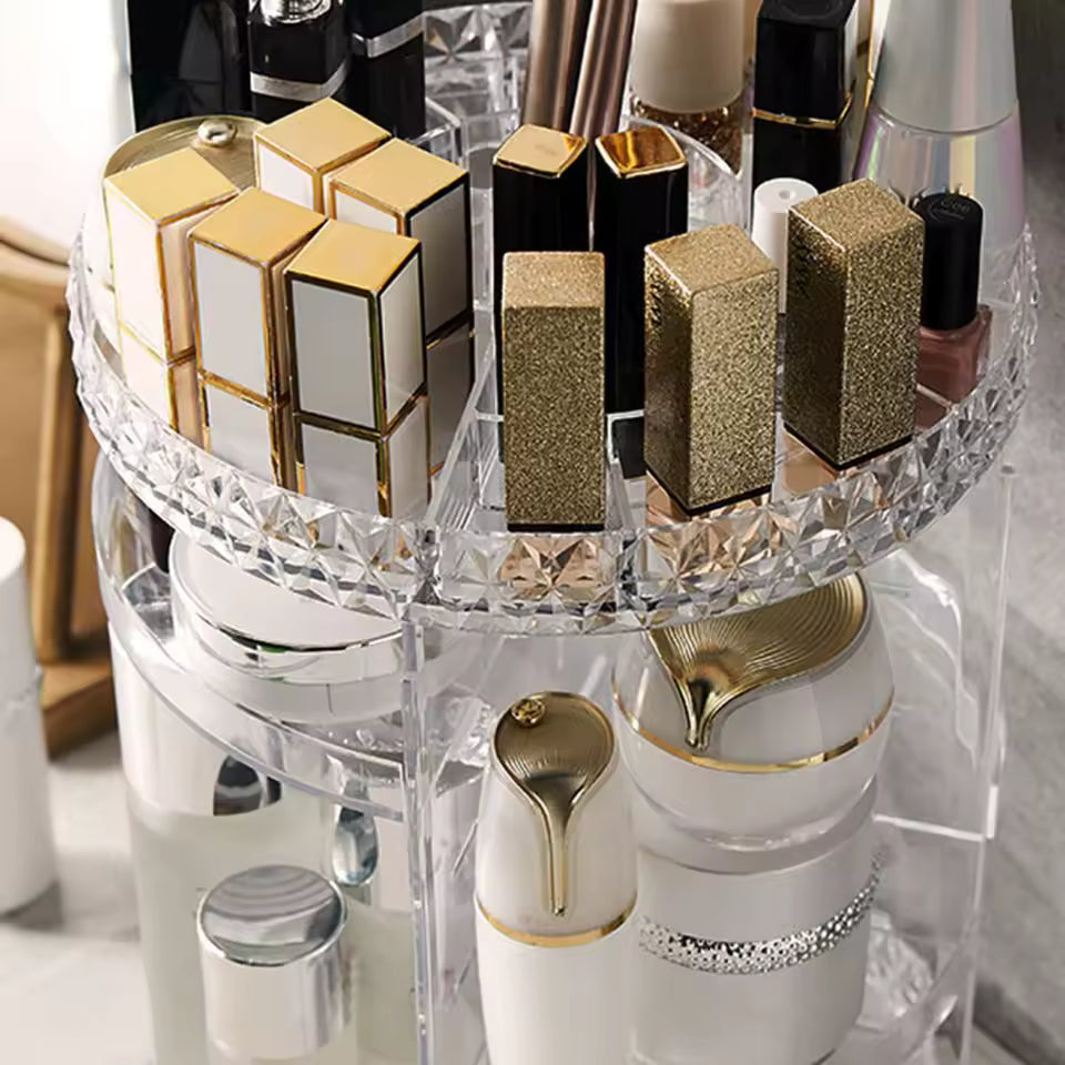 GiroGlam™ – Organizador Giratorio - Mantén tus productos favoritos justo donde los necesitas: visibles, a la mano y organizados