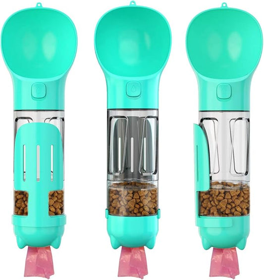 PetGo™ - Botella Multifuncional, Lleva todo lo que necesita tu mascota en un solo accesorio